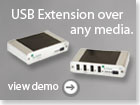 View Icron's USB extension and bridging demo