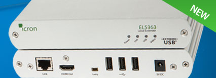 EL5363 DVI + USB 2.0 Extender System