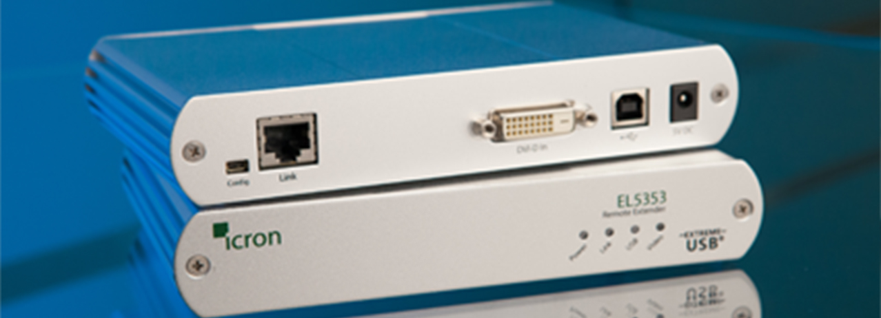 EL5353 DVI + USB 2.0 KVM Extender System up to 100m over single CAT 5e/6/7 cabling