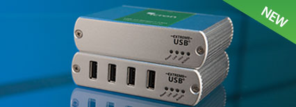 USB 2.0 Ranger 2344 Singlemode Fiber Extender System