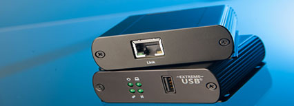 USB 2.0 RG2301GE-LAN extender over GigE LAN or single CAT 5e/6/7 Cable