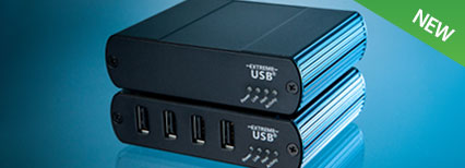 USB 2.0 RG2344 Singlemode Fiber Extender System